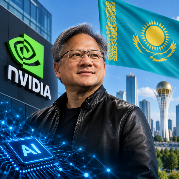 Новость Глава NVIDIA Дженсен Хуанг впервые посетит Казахстан на фоне AI MONTH 2026